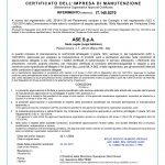 ASE - Approval Certificate EASA PART 145 Certificato IT.145.0270, validità illimitata-1